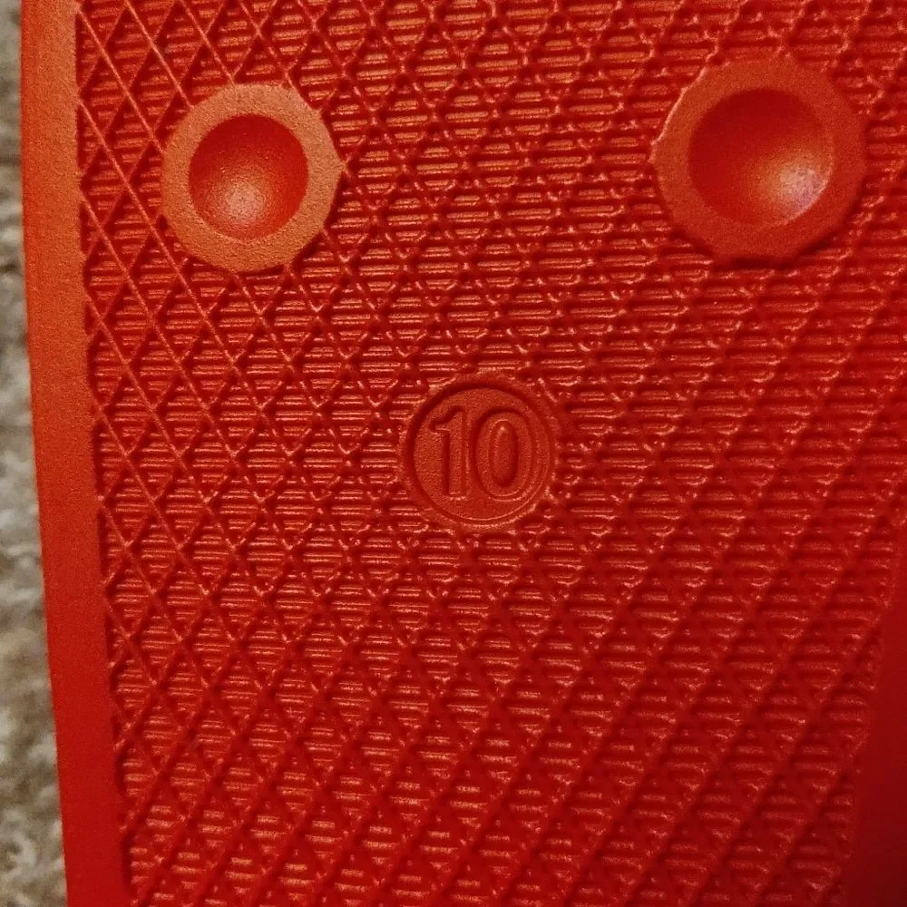 Chinatown Market Smiley Red Men's Slides NWB